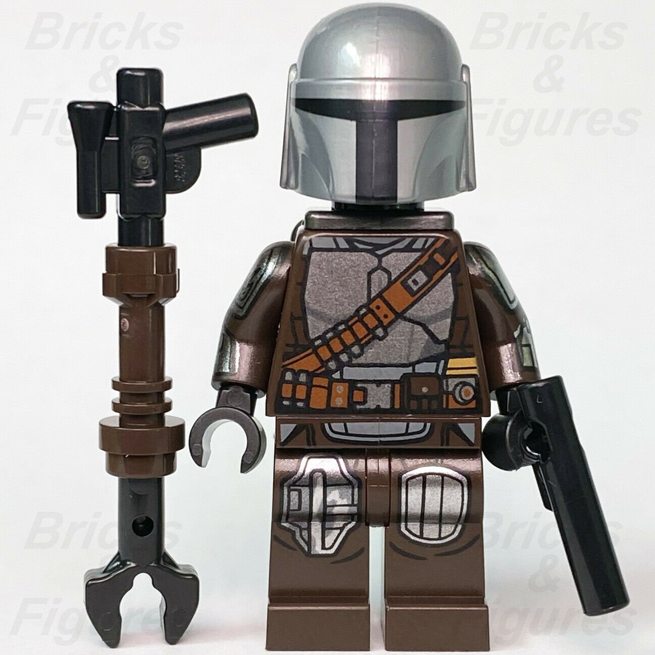 Star Wars LEGO Din Djarin with Jet Pack The Mandalorian Minifigure 75319 sw1166 - Bricks & Figures