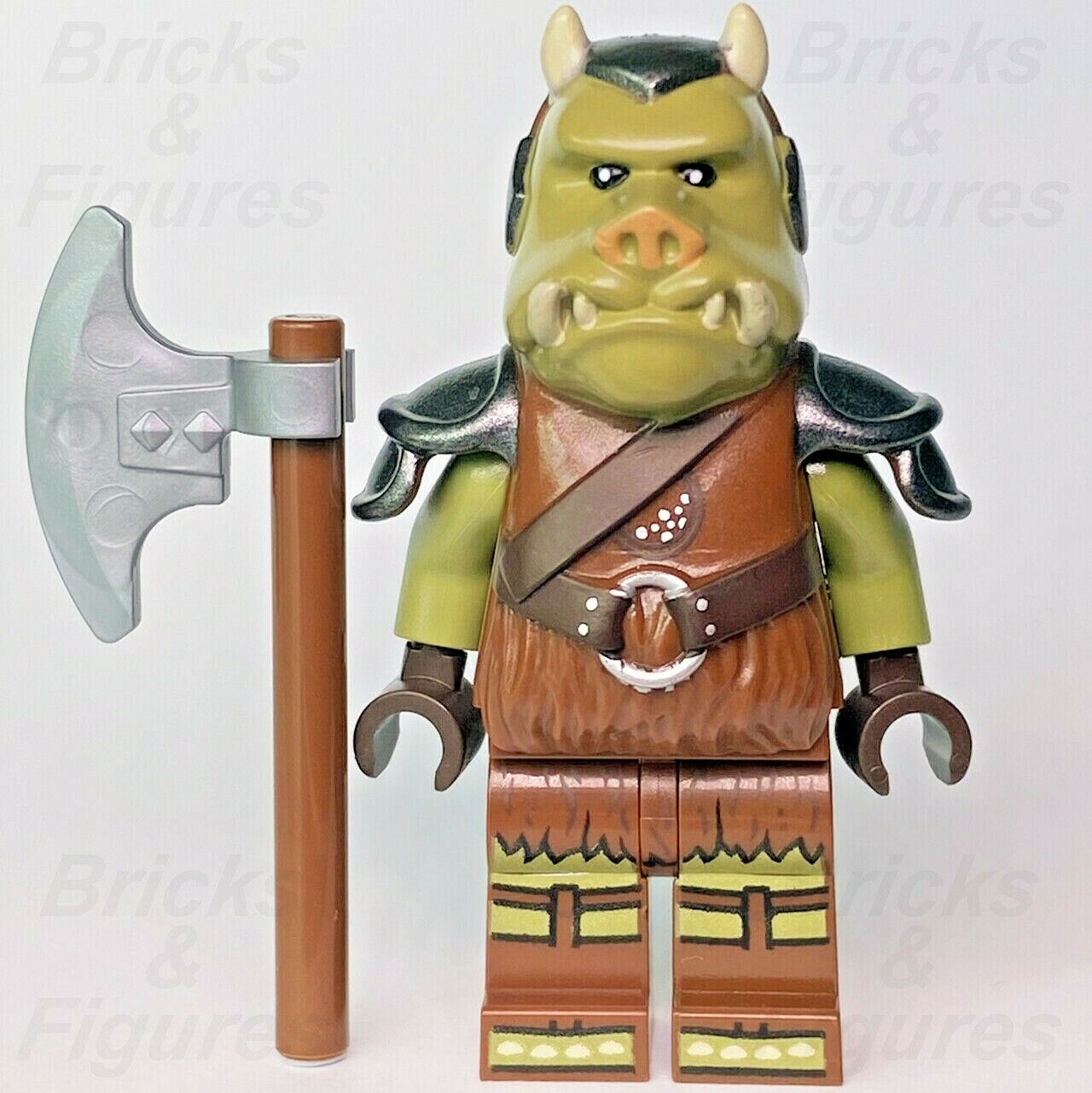 Star Wars LEGO Gamorrean Guard The Book of Boba Fett Minifigure 75326 sw1196 - Bricks & Figures