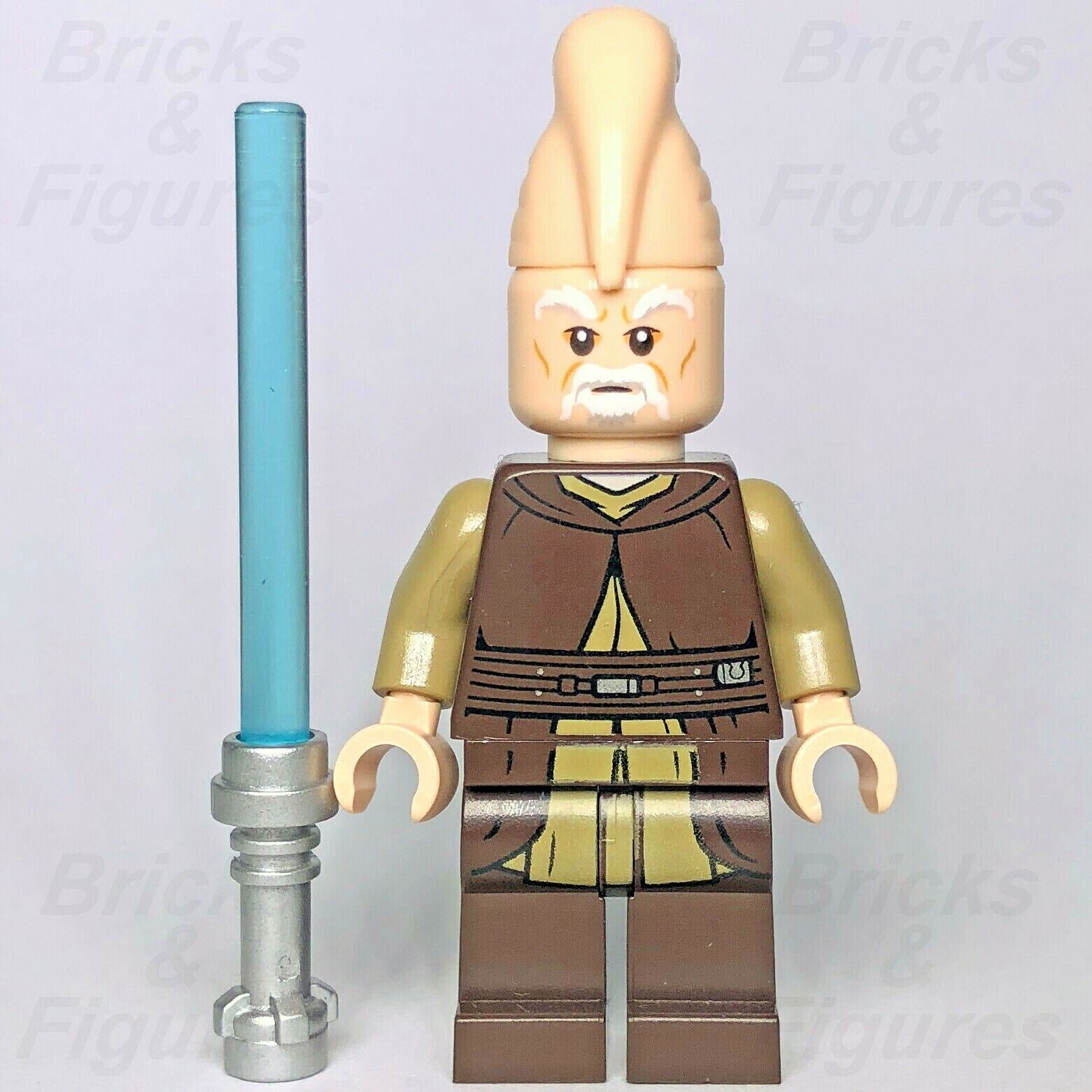 Star Wars LEGO Ki-Adi-Mundi Jedi Master Episode 2 Minifigure 75206 sw0911 New - Bricks & Figures