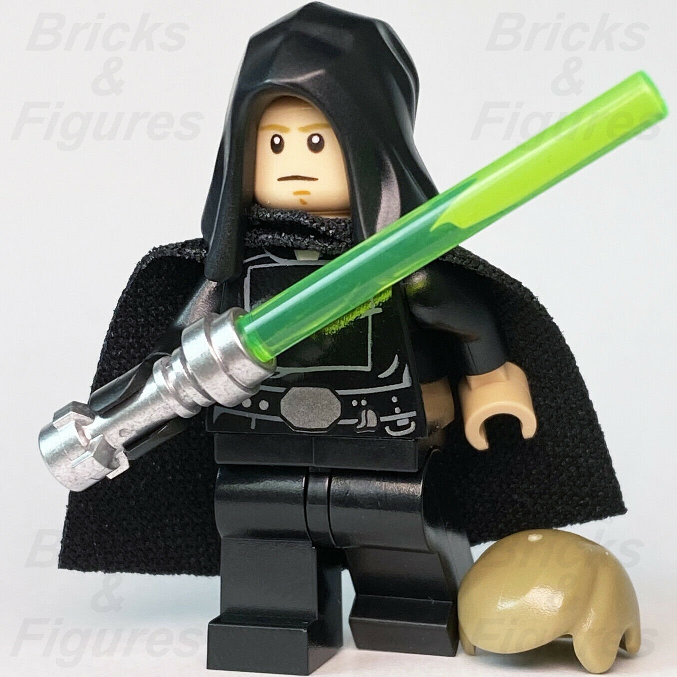 Star Wars LEGO Luke Skywalker Jedi Master The Mandalorian Minifigure 75291 - Bricks & Figures