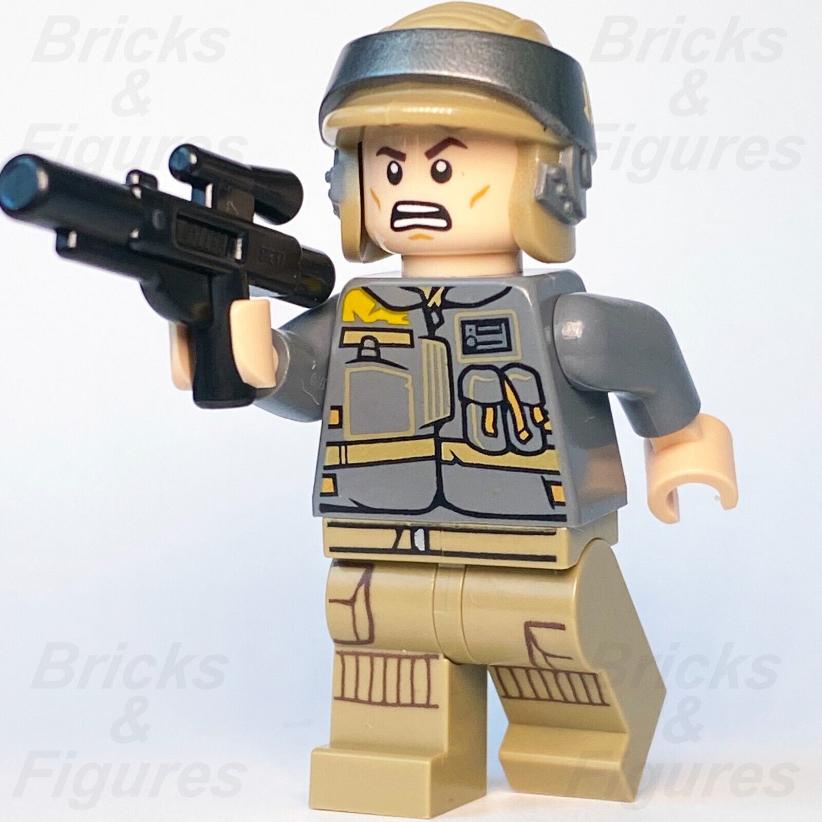 Star Wars LEGO Rebel Trooper Minifigure Private Basteren Rogue One 75154 sw0786 - Bricks & Figures