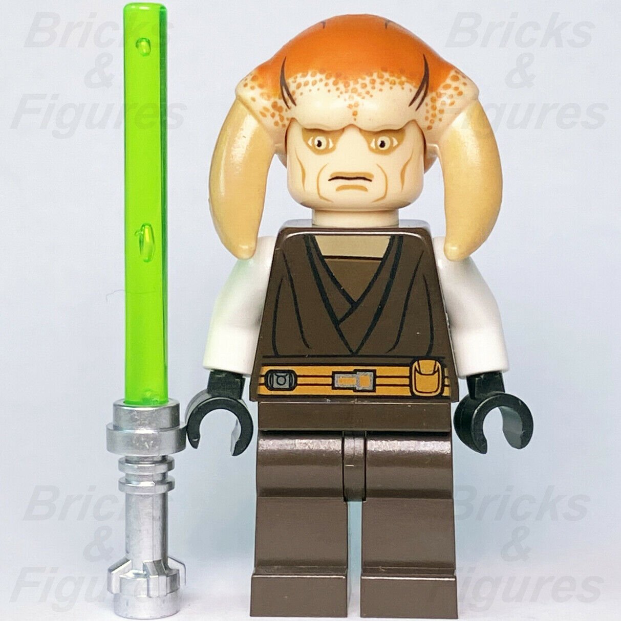 Star Wars LEGO Saesee Tiin Jedi Master Clone Wars Minifigure 9498 7931 sw0308 - Bricks & Figures