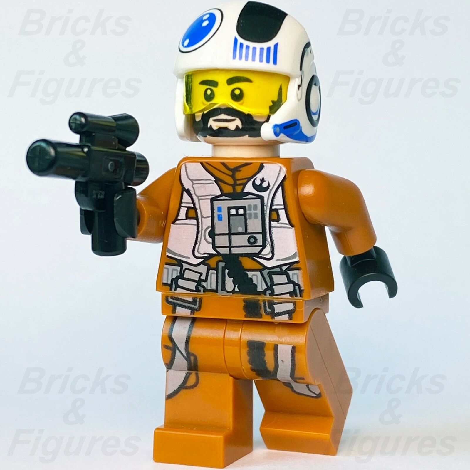 Star Wars LEGO Temmin 'Snap' Wexley Resistance A-Wing Pilot Minifigure 75248 - Bricks & Figures