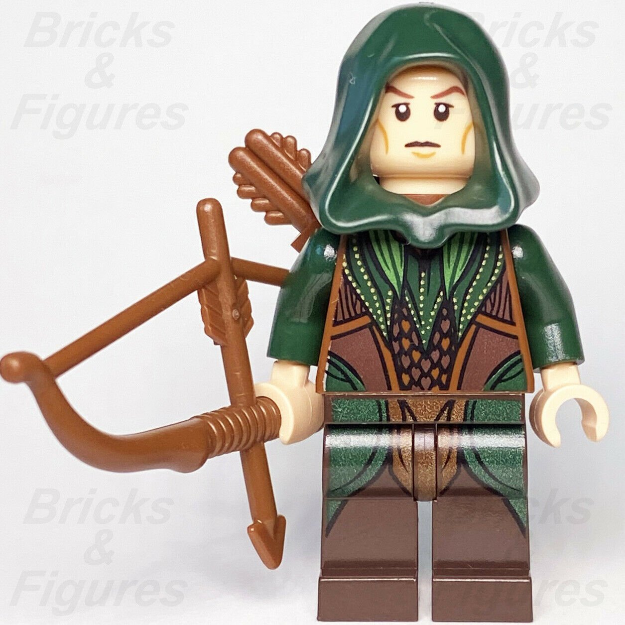 The Hobbit LEGO Mirkwood Elf Archer Minifigure 79012 Lord of the Rings lor078 - Bricks & Figures