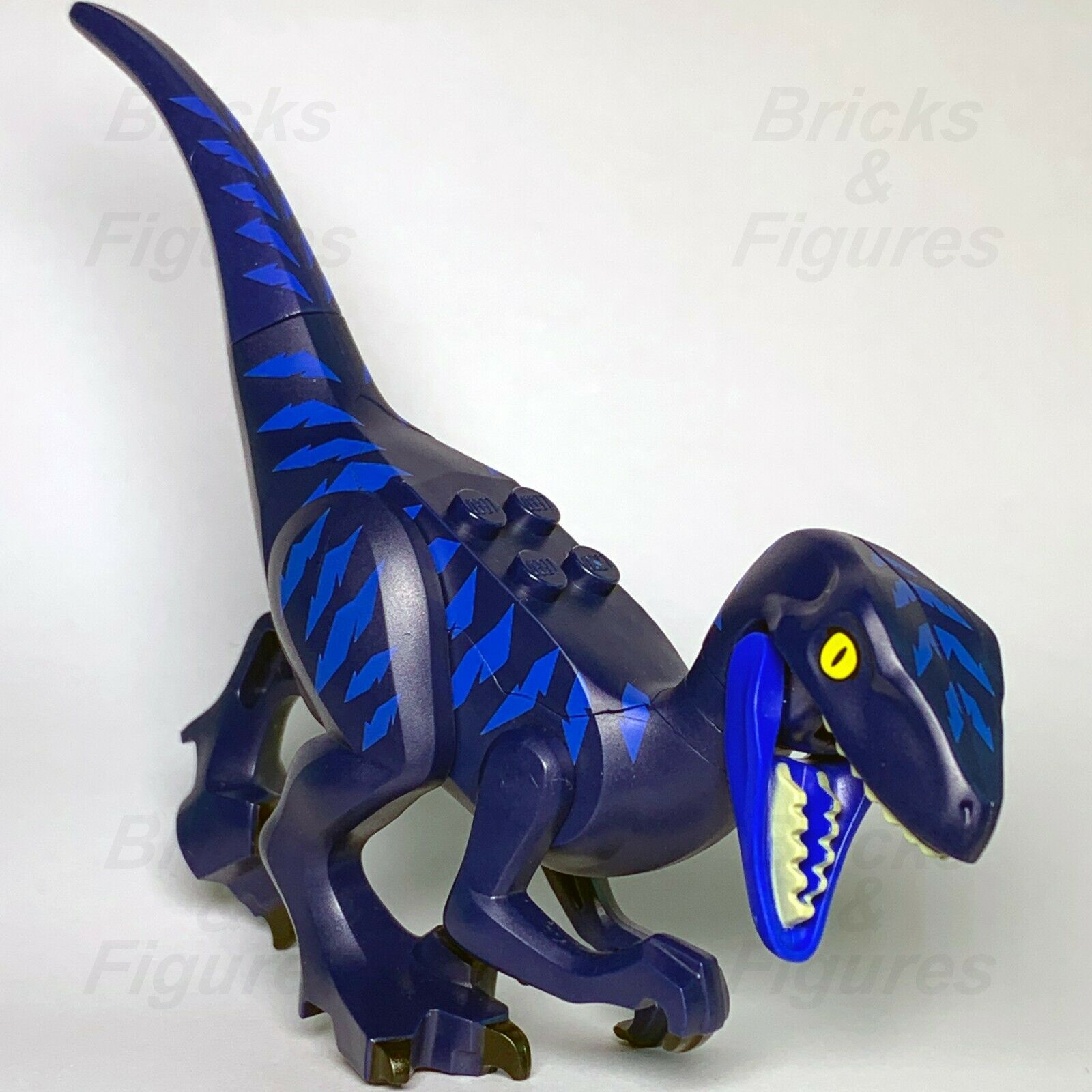 The LEGO Movie Raptor Blue Eye Patch Stripes Dinosaur 70835 70826 Genuine New - Bricks & Figures