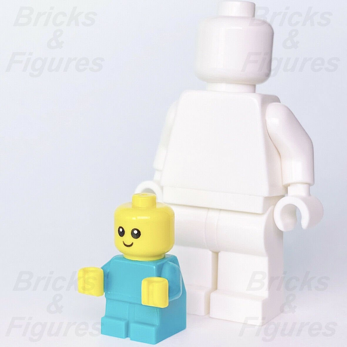 Town City LEGO Baby with Turquoise Body Minifigure Recreation 60283 60330 60262 - Bricks & Figures