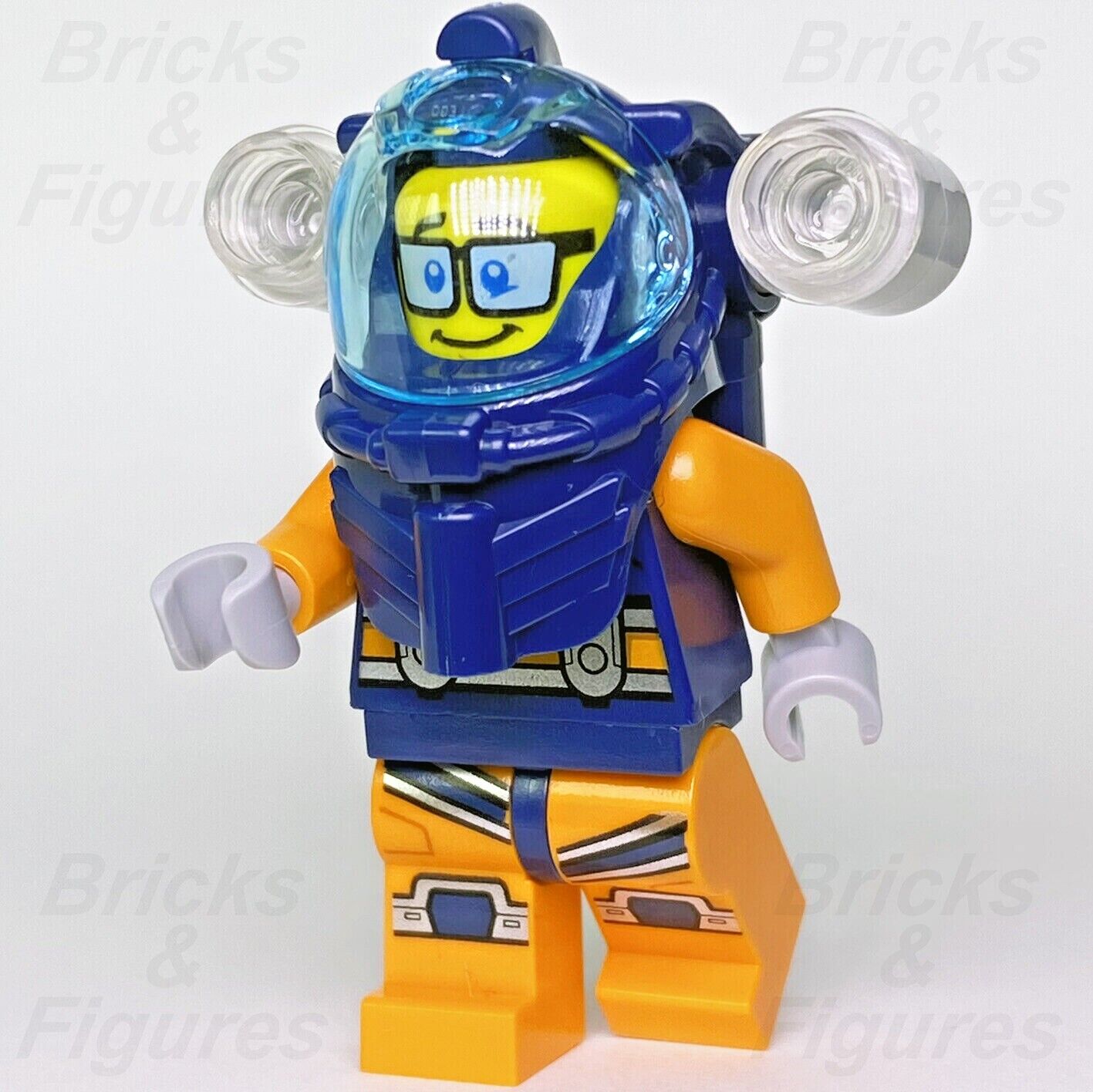 Town City LEGO Deep Sea Diver with Glasses Explorers Minifigure 60264 cty1170 - Bricks & Figures