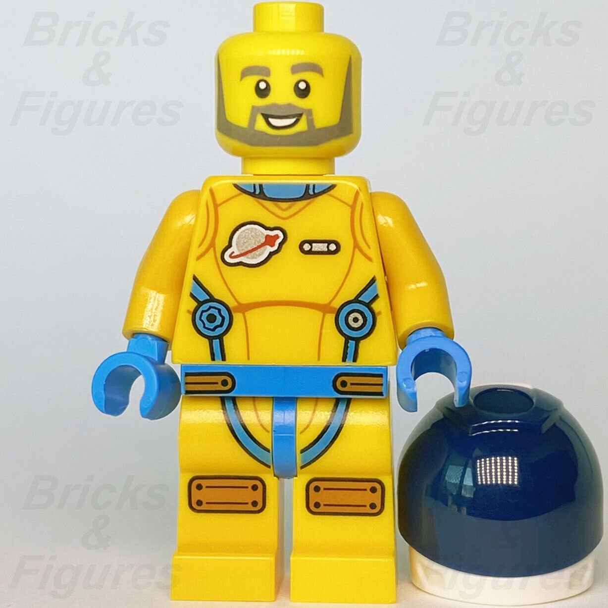 Town City LEGO Lunar Research Astronaut Male Space Port Minifigure 60350 New - Bricks & Figures